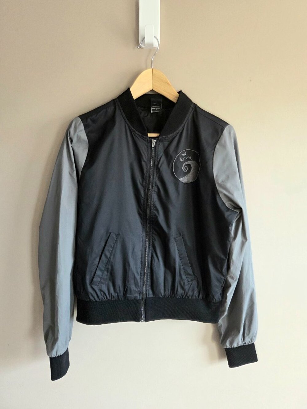 The Nightmare Before Christmas Black Bomber Jacket Disney